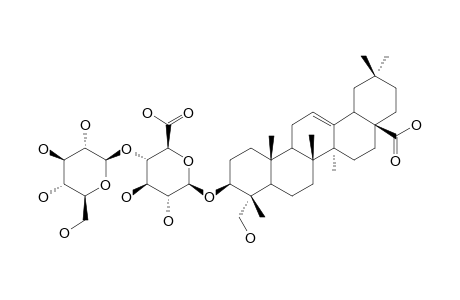 3-O-BETA-[GLUCOPYRANOSYL-(1->4)-GLUCURONOPYRANOSYL]-HEDERAGENIN