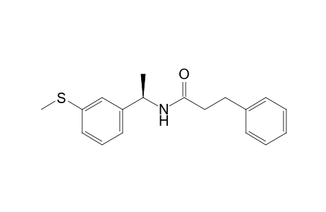 N-{(R)-1-[3-(Methylsulfanyl)phenyl]ethyl}-3-phenyl-1-propanamide