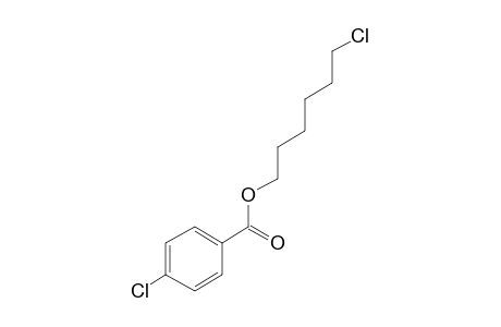 4-Chlorobenzoic acid, 6-chlorohexyl ester