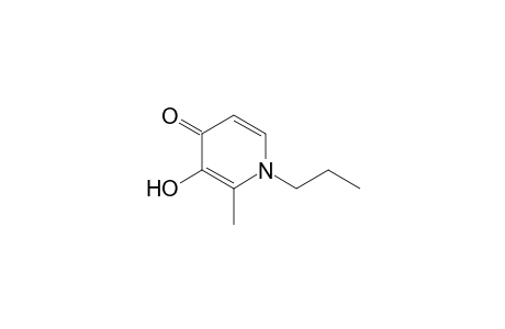 2-Methyl-3-oxidanyl-1-propyl-pyridin-4-one