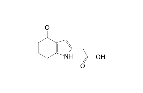 4-oxo-4,5,6,7-tetrahydroindole-2-acetic acid