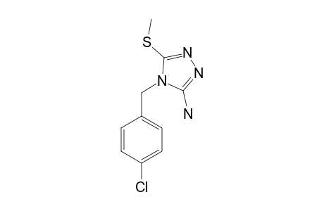 5-AMINO-4-(PARA-CHLOROBENZYL)-3-METHYLTHIO-1,2,4-TRIAZOLE
