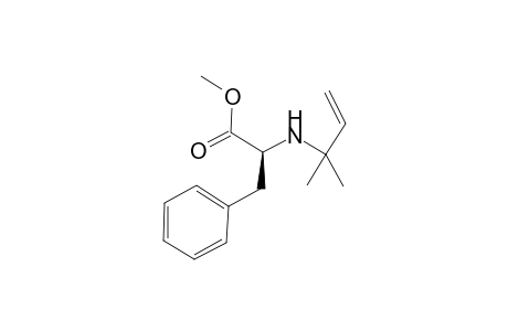 (2S)-2-(1,1-dimethylallylamino)-3-phenyl-propionic acid methyl ester