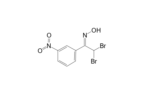 2,2-Dibromo-1-(3-nitrophenyl)ethanone oxime