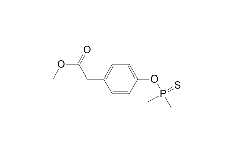 Benzeneacetic acid, 4-[(dimethylphosphinothioyl)oxy]-, methyl ester