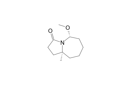 cis-5-Methoxy-9a-methylhexahydro-1H-pyrrolo[1,2-a]azepin-3(2H)-one