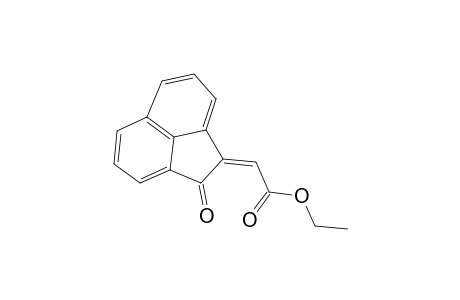 .delta.1,.alpha.-Acenaphtheneacetic acid, 2-oxo-, ethyl ester, (Z)-