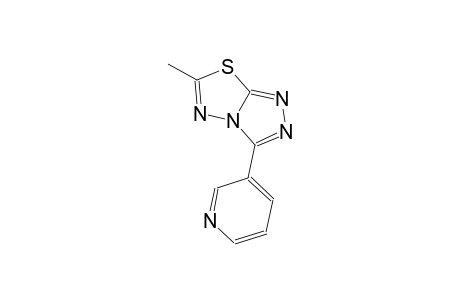 6-methyl-3-(3-pyridinyl)[1,2,4]triazolo[3,4-b][1,3,4]thiadiazole