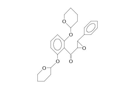 2',6'-Bis(tetrahydro-pyran-2-yl-oxy)-chalcone epoxide