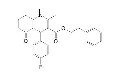 2-phenylethyl 4-(4-fluorophenyl)-2-methyl-5-oxo-1,4,5,6,7,8-hexahydro-3-quinolinecarboxylate