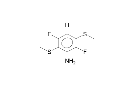 2,5-DIFLUORO-3,6-BIS(METHYLTHIO)ANILINE