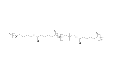 Polyester containing adipic acid, neopentylglycol and 1,4-butanediol
