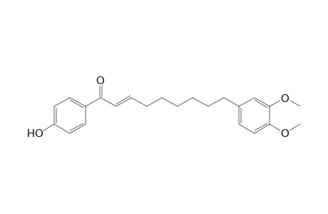(E)-9-(3,4-dimethoxyphenyl)-1-(4-hydroxyphenyl)-2-nonen-1-one