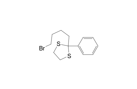 2-(4-bromanylbutyl)-2-phenyl-1,3-dithiolane