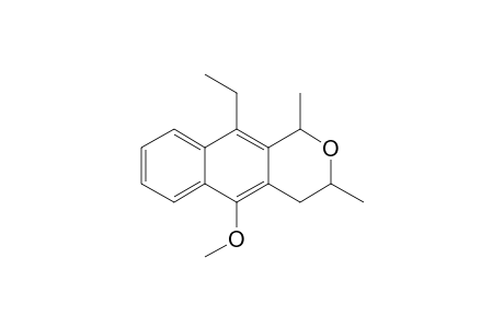 10-Ethyl-5-methoxy-1,3-dimethyl-3,4-dihydro-1H-benzo[g]isochromene