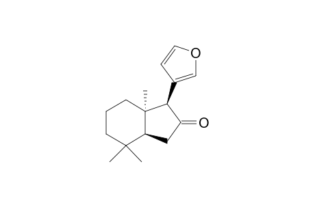 1.alpha-(3-Furyl)-4,4,7-trimethylperhydroindan-2-one