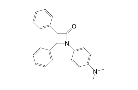 1-(p-dimethylaminophenyl)-3,4-diphenyl-2-azetidinone