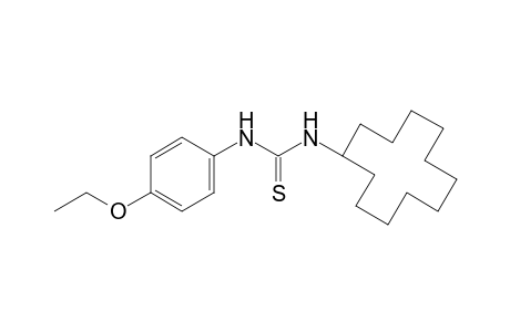 1-cyclododecyl-3-(p-ethoxyphenyl)-2-thiourea