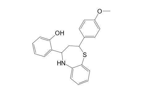 2-[2,3,4,5-tetrahydro-2-(4-methoxyphenyl)-1,5-benzothiazepin-4-yl]phenol