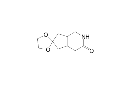 (1R*,6R*)-8-Ethylenedioxy-3-azabicyclo[4.3.0]nona-4-one