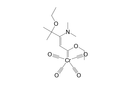 Tetracarbonyl [(2Z)-3-(dimethylamino)-1,4-diethoxy-4-methyl-2-pentenylidene N ] chromium