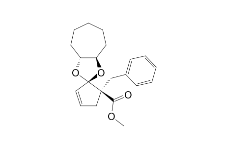 METHYL-(1S)-1-BENZYL-2,2-[(1'R,2'R)-CYCLOHEPTANE-1',2'-DIOXY]-1-METHYL-3-CYCLOPENTENECARBOXYLATE