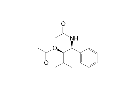 Acetamide, N-[2-(acetyloxy)-3-methyl-1-phenylbutyl]-, (R*,S*)-