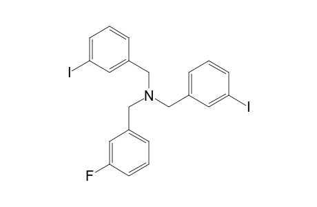 N-3-Fluorobenzyl-N,N-bis(3-iodobenzyl)amine
