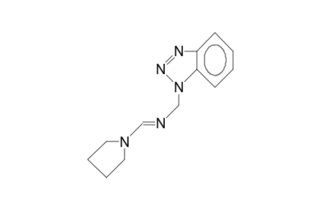 N'-(Benzotriazol-1-yl)-methyl-N,N-butano-formamidine