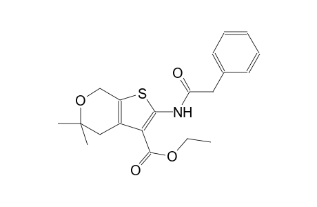 ethyl 5,5-dimethyl-2-[(phenylacetyl)amino]-4,7-dihydro-5H-thieno[2,3-c]pyran-3-carboxylate