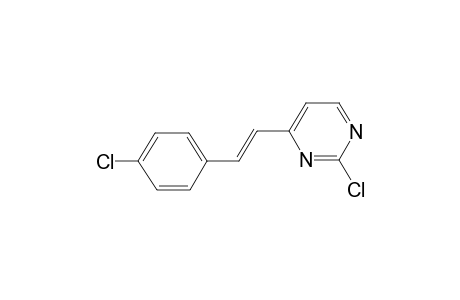 2-Chloro-4-[(E)-2-(4-chlorophenyl)ethenyl]pyrimidine