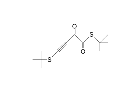 4-tert-Butylthio-2-oxo-3-butynoic acid, tert-butylthio ester