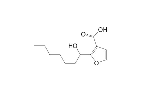 3-Furancarboxylic acid, 2-(1-hydroxyheptyl)-