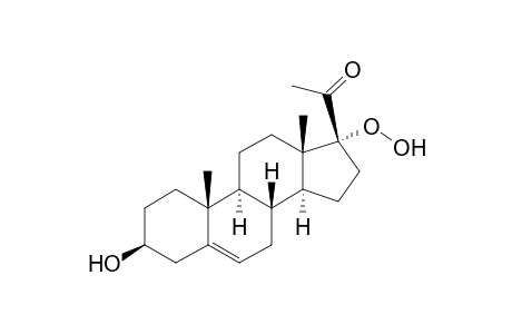 (3beta)-17-hydroperoxy-3-hydroxypregn-5-en-20-one