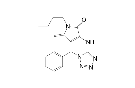 5H-Pyrrolo[3,4-d][1,2,3,4]tetrazolo[1,5-a]pyrimidin-5-one, 6-butyl-4,6,7,8-tetrahydro-7-methylene-8-phenyl-