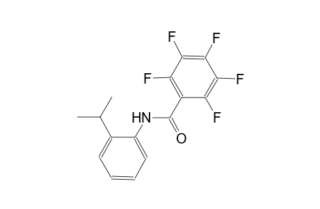2,3,4,5,6-pentafluoro-N-(2-isopropylphenyl)benzamide