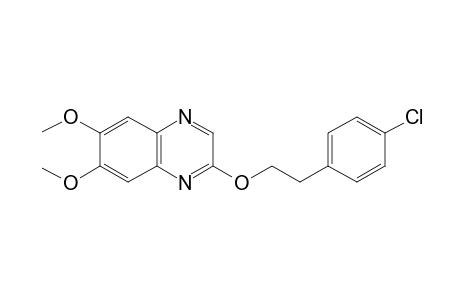 2-[(p-chlorophenethyl)oxy]6,7-dimethoxyquinoxaline
