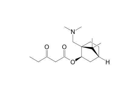 (1R,2R,4R)-1-Dimethyl aminomethyl-7,7-dimethylbicyclo[2.2.1]hept-2-yl 3-oxopentanoate