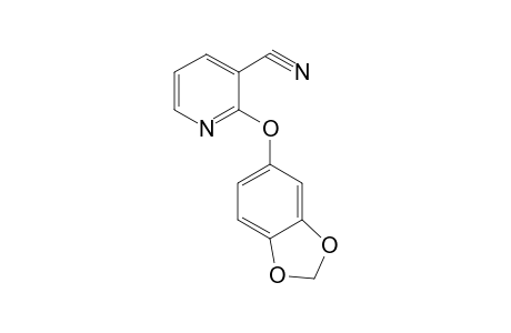 3-Pyridinecarbonitrile, 2-(1,3-benzodioxol-5-yloxy)-