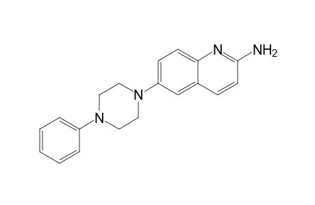 6-(4-Phenylpiperazin-1-yl)quinolin-2-amine