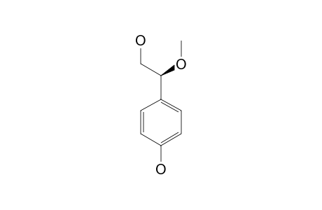 2-METHOXY-2-(4'-HYDROXYPHENYL)-ETHANOL