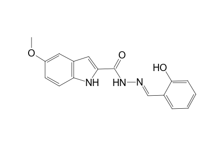 Indole-2-carbohydrazide, N2-(2-hydroxybenzylidene)-5-methoxy-