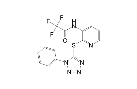 Acetamide, 2,2,2-trifluoro-N-[2-[(1-phenyl-1H-tetrazol-5-yl)thio]-3-pyridinyl]-