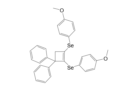 1-Methoxy-4-[2-(4-methoxyphenyl)selanyl-3,3-diphenyl-cyclobuten-1-yl]selanyl-benzene