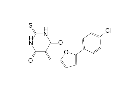 5-{[5-(4-chlorophenyl)-2-furyl]methylene}-2-thioxodihydro-4,6(1H,5H)-pyrimidinedione