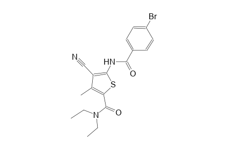 2-thiophenecarboxamide, 5-[(4-bromobenzoyl)amino]-4-cyano-N,N-diethyl-3-methyl-