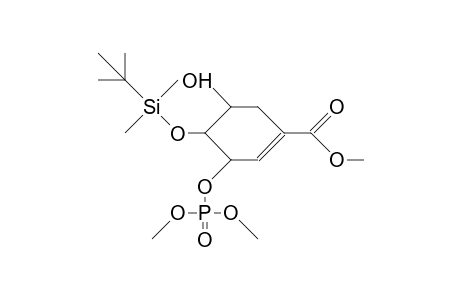 (3a,4a,5B)-3-([Dimethoxy-phosphonyl]-oxy)-4-([T-butyl-dimethyl]-siloxy)-5-hydroxy-1-methoxycarbonyl-1-cyclohexene
