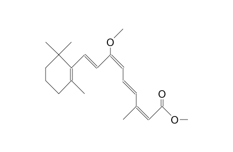 7-Methoxy-3-methyl-9-(2,6,6-trimethyl-1-cyclohexen-1-yl)-(2Z,4E,6Z,8E)-2,4,6,8-nonatetraenoic acid, methyl ester