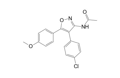 N-[5-(4-Methoxyphenyl)-4-(4-chlorophenyl)-3-isoxazolyl] acetamide