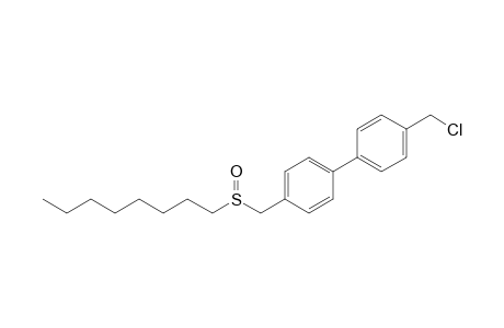 1-[4-(chloromethyl)phenyl]-4-(octylsulfinylmethyl)benzene